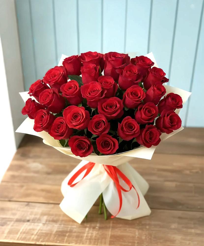 Букет 29 Красных роз в Тавричанка