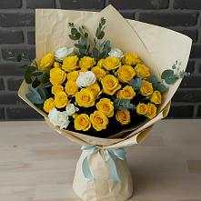 Букет цветов из:  Розы в Тавричанка