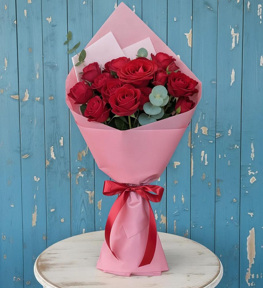 Букет цветов из: Розы в Тавричанка