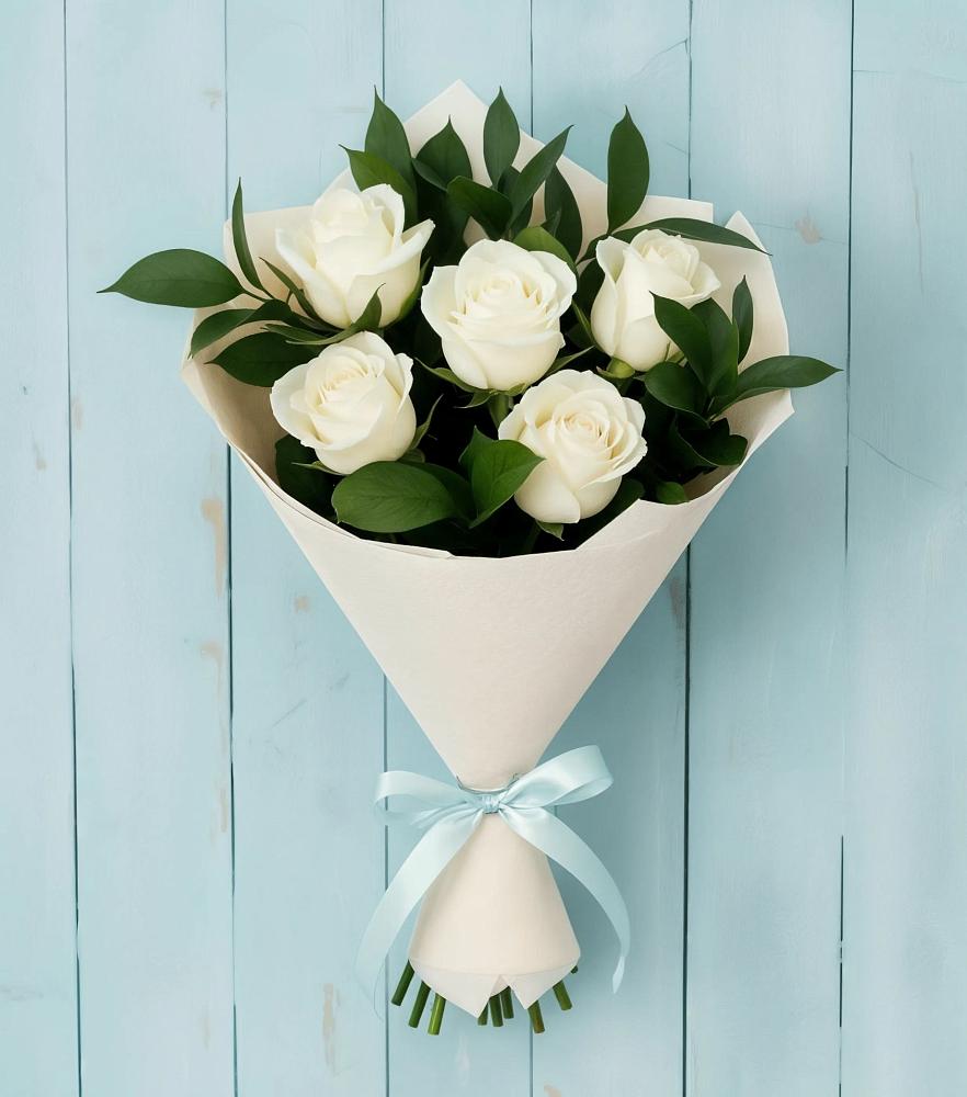 Букет цветов из: Розы в Тавричанка