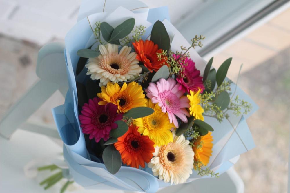 Букет цветов из: Герберы в Тавричанка