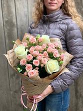 Букет цветов из:  Розы в Тавричанка