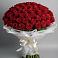 Букет 101 Красная роза Блэк Мэджик в Тавричанка