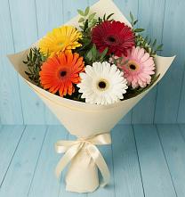 Букет цветов из:  Герберы в Тавричанка