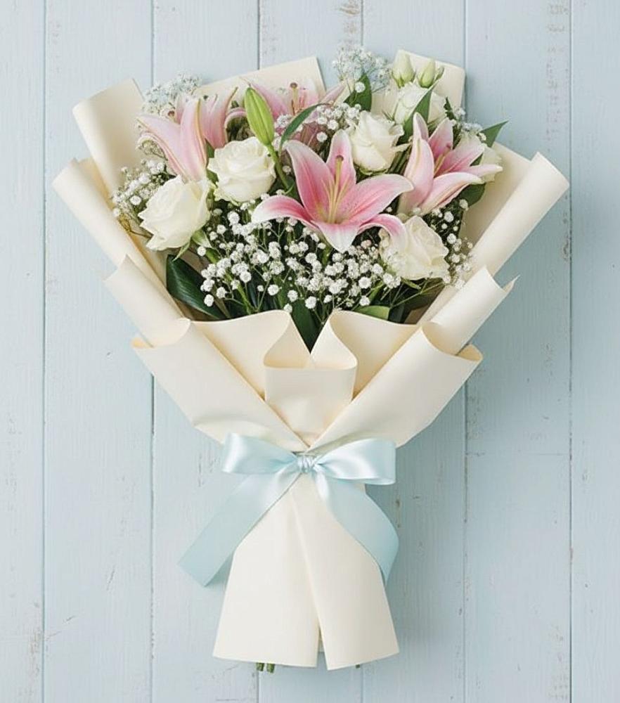 Букет цветов из: Лилии в Тавричанка