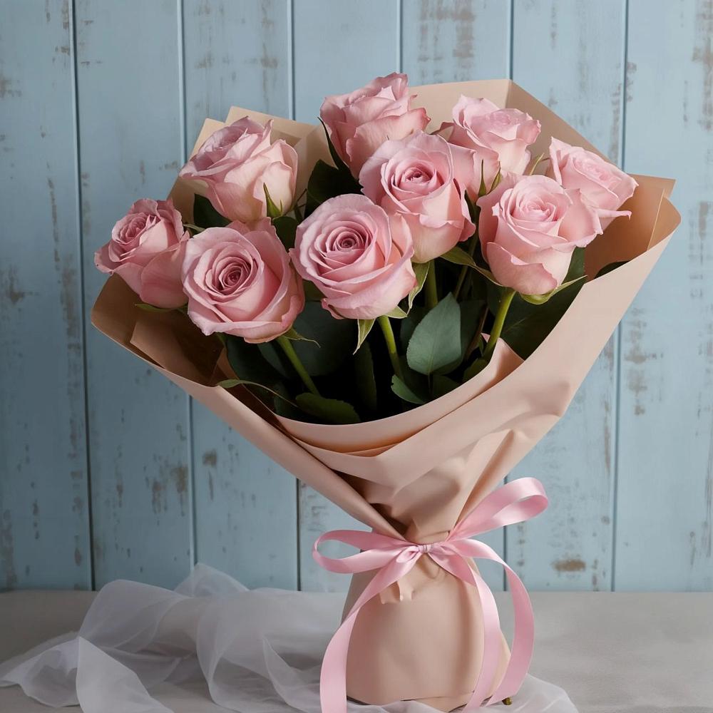 Букет цветов из: Розы в Тавричанка