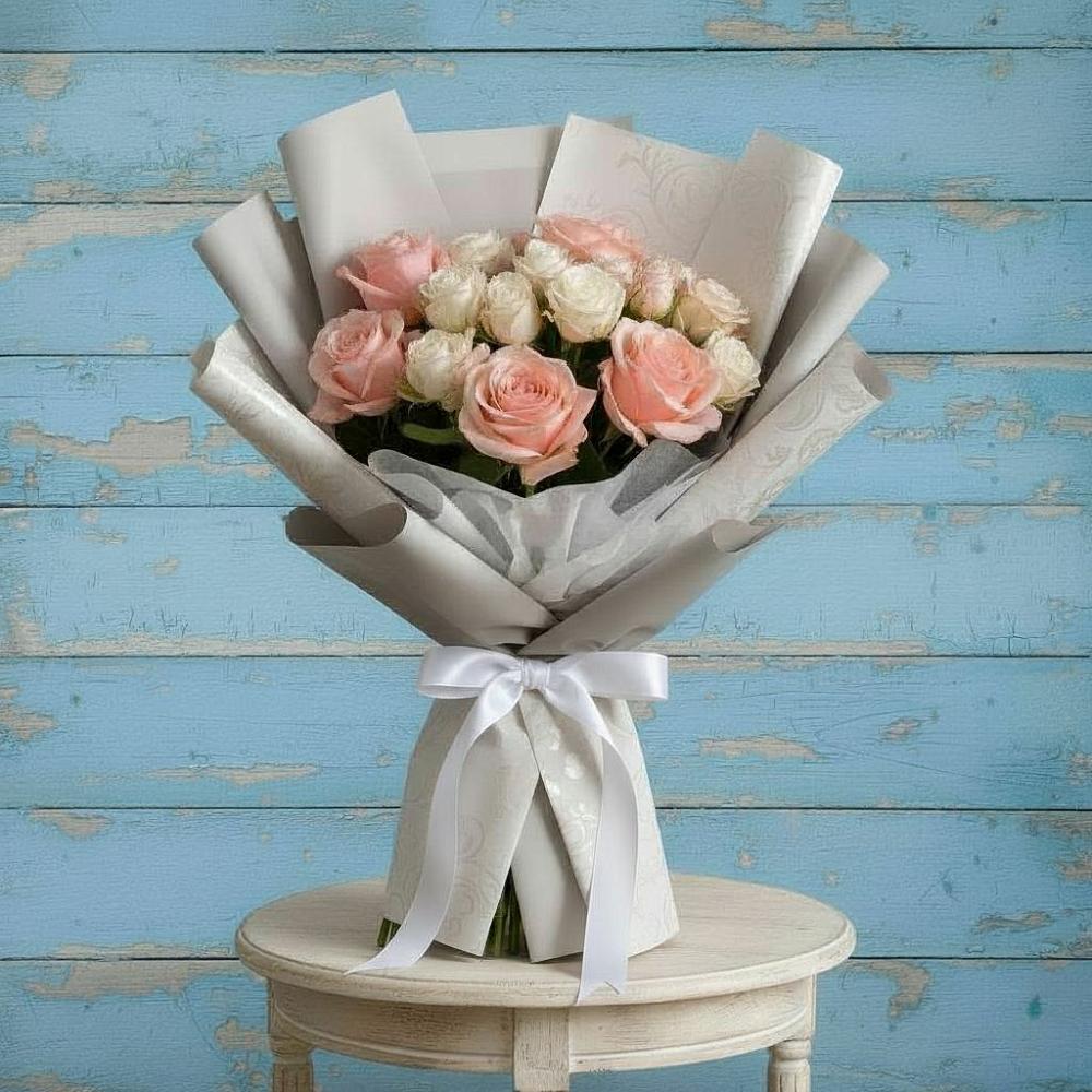 Букет цветов из: Розы в Тавричанка