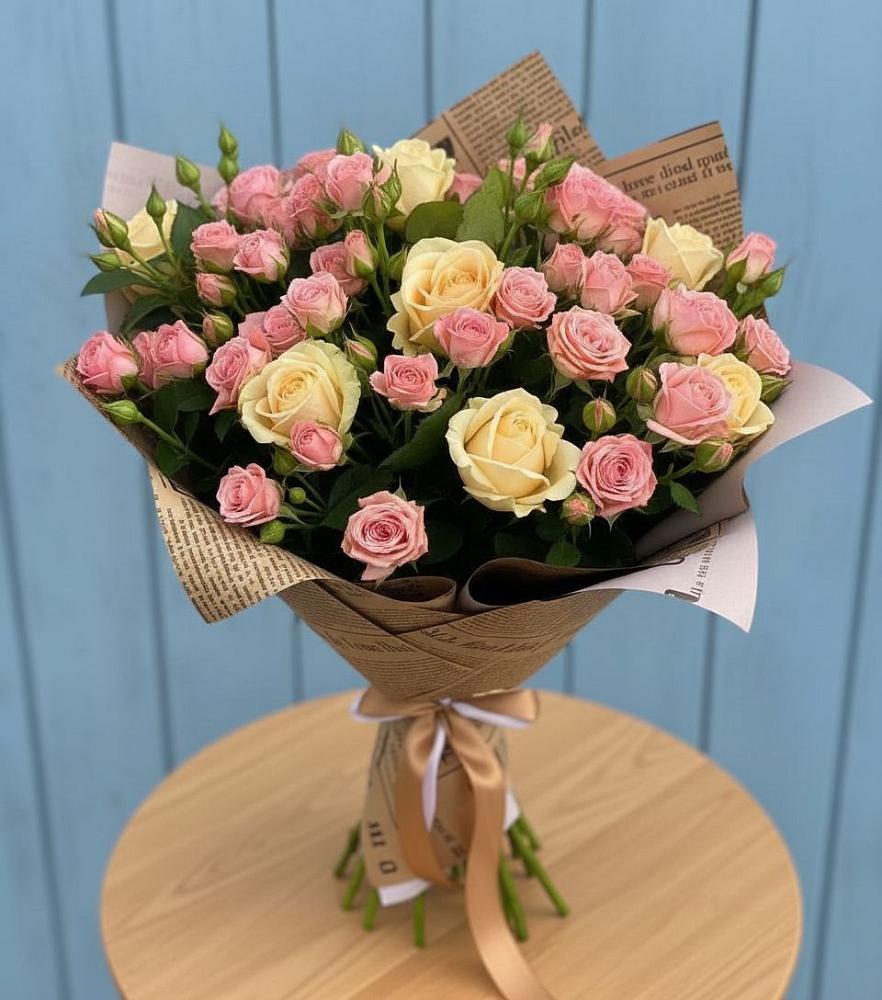 Букет цветов из: Розы в Тавричанка
