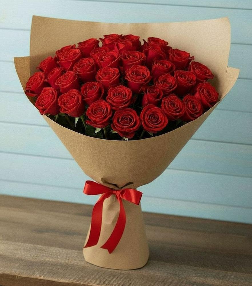Букет Красные розы Милано в Тавричанка