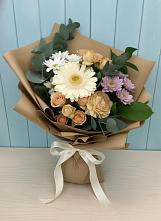 Букет цветов из:  Герберы и Хризантемы #REPLACE_PRED# Тавричанка