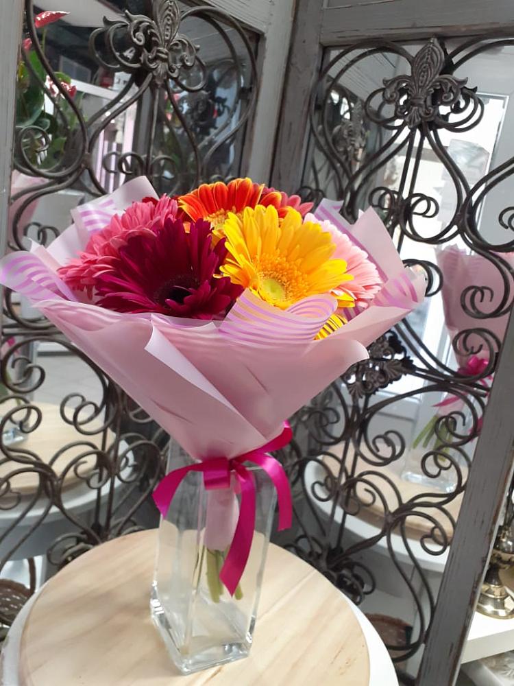 Букет цветов из: Герберы в Тавричанка