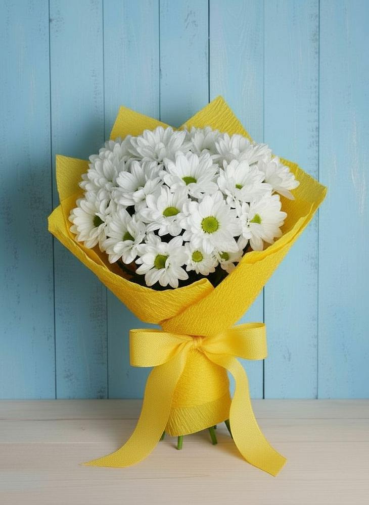 Букет цветов из: Хризантемы в Тавричанка