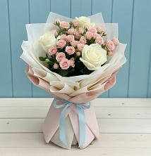Букет цветов из:  Розы в Тавричанка