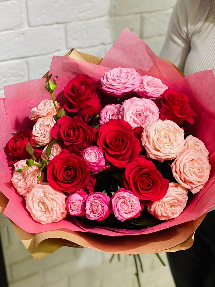 Букет цветов из: Розы в Тавричанка