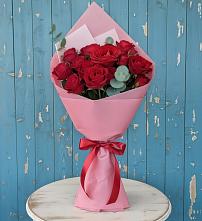 Букет цветов из:  Розы в Тавричанка