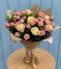 Букет цветов из:  Розы в Тавричанка