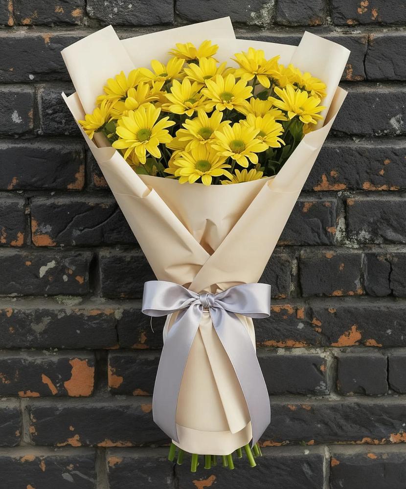Букет цветов из: Хризантемы в Тавричанка