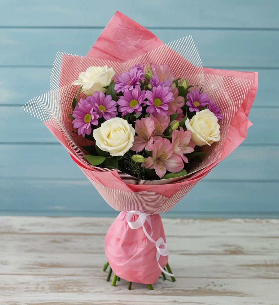 Букет цветов из: Герберы в Тавричанка