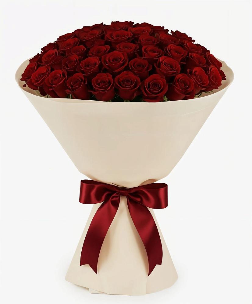 Букет 101 Бордовая роза Блэк Бакарра в Тавричанка