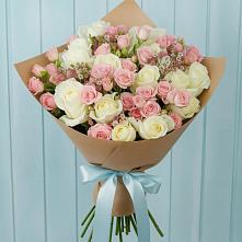 Букет цветов из:  Розы в Тавричанка